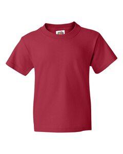 Fruit of the Loom 3930BR - Youth Heavy Cotton HD™ T-Shirt True Red