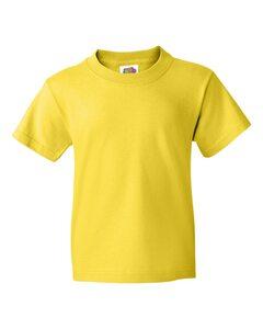 Fruit of the Loom 3930BR - Youth Heavy Cotton HD™ T-Shirt Amarillo