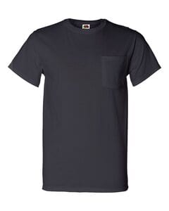 Fruit of the Loom 3930PR - Heavy Cotton HD™ T-Shirt with a Left Chest Pocket Negro