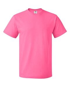 Fruit of the Loom 3930R - Heavy Cotton HD™ T-Shirt Rosa Fluor
