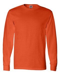 Fruit of the Loom 4930R - Heavy Cotton Long Sleeve T-Shirt Burnt Orange