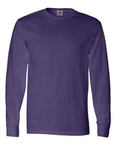 Fruit of the Loom 4930R - Heavy Cotton Long Sleeve T-Shirt Púrpura