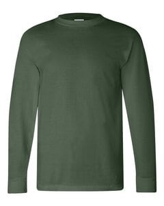 Bayside 6100 - USA-Made Long Sleeve T-Shirt Verde Oscuro