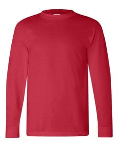 Bayside 6100 - USA-Made Long Sleeve T-Shirt Rojo