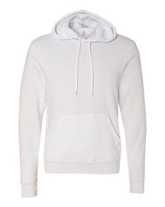 Bella+Canvas 3719 - Buzo con capucha de poliéster / algodón unisex Blanco