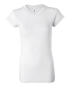 Bella+Canvas 8701 - Ladies Sheer Mini Rib Short Sleeve Longer Length T-Shirt