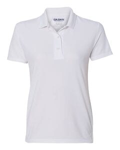 Gildan 45800L - Ladies' Performance Double Pique Sport Shirt Blanco