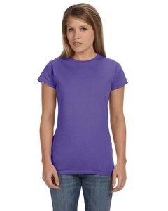 Gildan 64000L - Remera de algodón suave al por mayor  Heather Purple