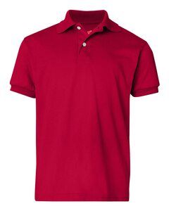 Hanes 054Y - Youth Jersey 50/50 Sport Shirt De color rojo oscuro