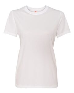 Hanes 4830 - Ladies' Cool Dri® Short Sleeve Performance T-Shirt Blanco