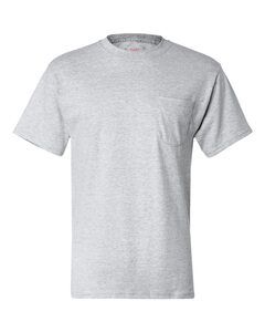 Hanes 5190 - Beefy-T® with a Pocket Gris mezcla