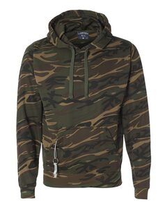 J. America 8615 - Tailgate Poly Fleece Hooded Pullover Sweatshirt