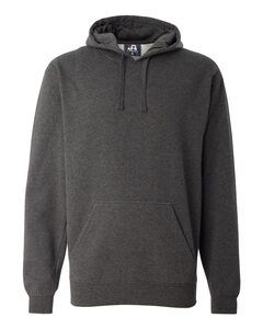 J. America 8824 - Premium Hooded Sweatshirt Carbón de leña Heather