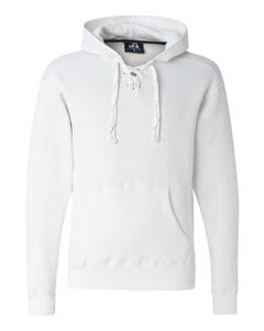 J. America 8830 - Sport Lace Hooded Sweatshirt Blanco