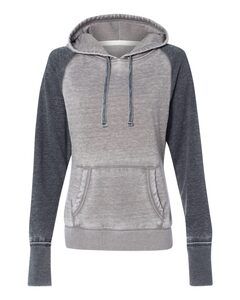 J. America 8926 - Ladies Zen Fleece Raglan Sleeve Hooded Sweatshirt