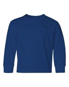 JERZEES 29BLR - Heavyweight Blend™ 50/50 Youth Long Sleeve T-Shirt Real Azul