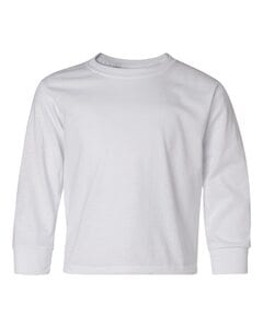 JERZEES 29BLR - Heavyweight Blend™ 50/50 Youth Long Sleeve T-Shirt Blanco
