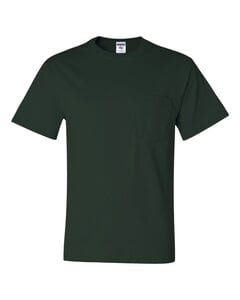 JERZEES 29MPR - Heavyweight Blend™ 50/50 T-Shirt with a Pocket Verde Oscuro