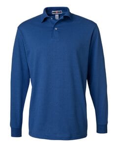 JERZEES 437MLR - SpotShield™ 50/50 Long Sleeve Sport Shirt Real Azul