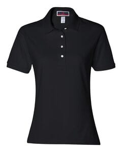 JERZEES 437WR - Ladies' Spotshield™ 50/50 Sport Shirt Negro