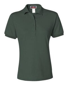 JERZEES 437WR - Ladies' Spotshield™ 50/50 Sport Shirt Verde Oscuro