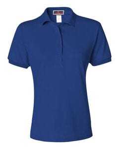 JERZEES 437WR - Ladies' Spotshield™ 50/50 Sport Shirt Real Azul