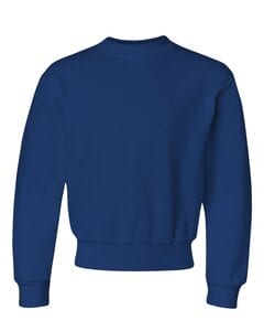 JERZEES 562BR - NuBlend® Youth Crewneck Sweatshirt Real Azul
