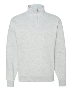 JERZEES 995MR - Nublend® Quarter-Zip Cadet Collar Sweatshirt Gris mezcla