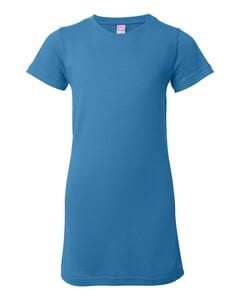 LAT 3616 - Junior Fit Fine Jersey Longer Length T-Shirt Cobalto