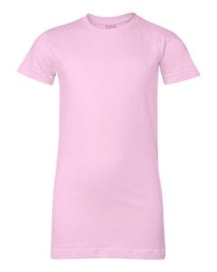LAT 3616 - Junior Fit Fine Jersey Longer Length T-Shirt Rosa