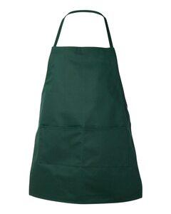 Liberty Bags 5502 - Delantal con peto ajustable  Verde bosque
