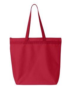 Liberty Bags 8802 - Bolsa reciclada con cierre Rojo
