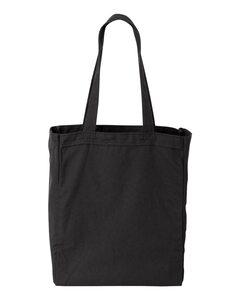 Liberty Bags 8861 - Bolsa de lona de algodón reforzado de 10 onzas Negro