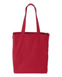 Liberty Bags 8861 - Bolsa de lona de algodón reforzado de 10 onzas Rojo