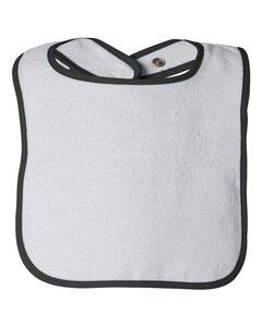 Rabbit Skins 1003 - Infant Terry Snap Bib w/ Contrast Color Binding