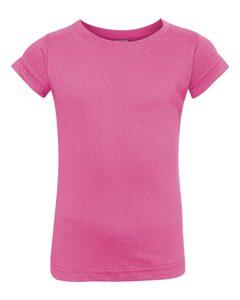 Rabbit Skins 3316 - Fine Jersey Toddler Girls T-Shirt