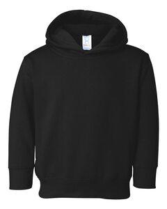 Rabbit Skins 3326 - Toddler Hooded Sweatshirt Negro