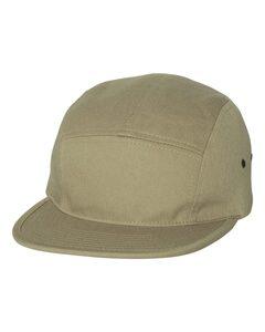 Yupoong 7005 - Jockey Flat Bill Cap Caqui