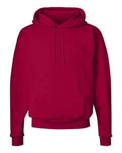 Hanes P170 - EcoSmart® Hooded Sweatshirt De color rojo oscuro