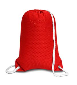 Liberty Bags 8895 - Jersey Mesh Drawstring Backpack Rojo