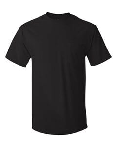 Hanes 5590 - T-Shirt with a Pocket Negro