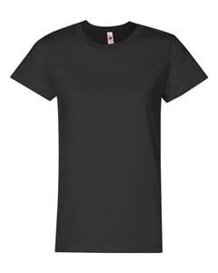 Hanes 5680 - Ladies' ComfortSoft® Heavyweight T-Shirt Negro