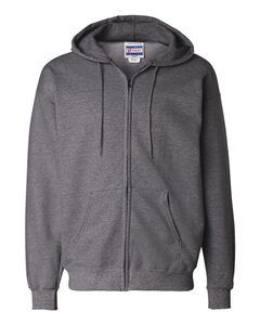 Hanes F280 - PrintProXP Ultimate Cotton® Full-Zip Hooded Sweatshirt Carbón de leña Heather