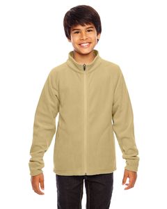 Team 365 TT90Y - Youth Campus Microfleece Jacket Sport Vegas Gold