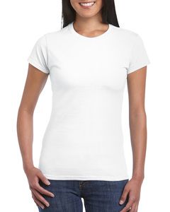 Gildan G640L - Softstyle® Ladies 4.5 oz. Junior Fit T-Shirt Blanco