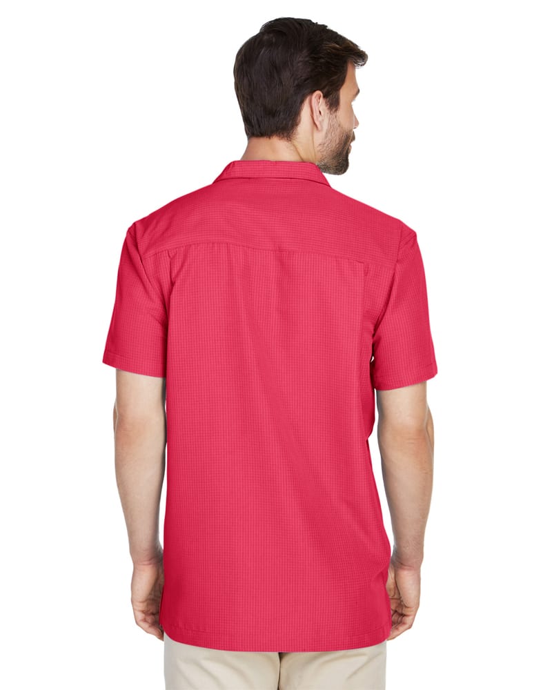 Harriton M560 - Men's Barbados Textured Camp Shirt