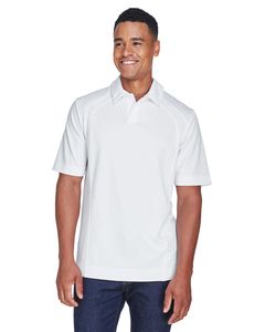 Ash City North End 88632 - Men's Recycled Polyester Performance Pique Polo Blanco