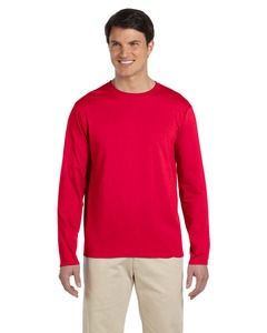 Gildan G644 - Softstyle® 4.5 oz. Long-Sleeve T-Shirt Color rojo cereza