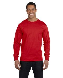 Gildan G840 - DryBlend® 5.5 oz., 50/50 Long-Sleeve T-Shirt Rojo