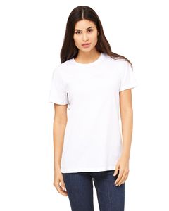 Bella+Canvas B6400 - Missy's Relaxed Jersey Short-Sleeve T-Shirt Blanco